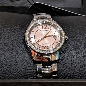Citizen Ladies Pink Eco watch, in original box, new with tags